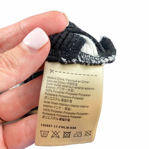 Scotch & Soda Black V-Neck Sports Dress Stripe XS - Picture 6 of 10